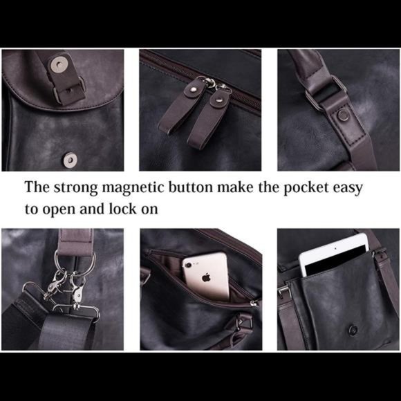 Oversized Travel Duffel Bag - Overnight Bag - Waterproof CarryOn Bag - Weekender - Picture 3 of 5